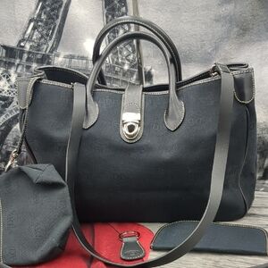 Dooney & Bourke Canvas And Leather Tote